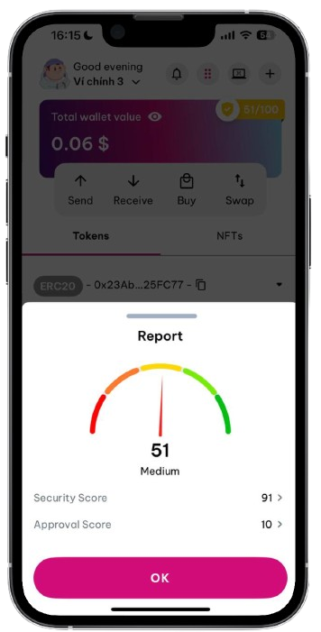 screen report security